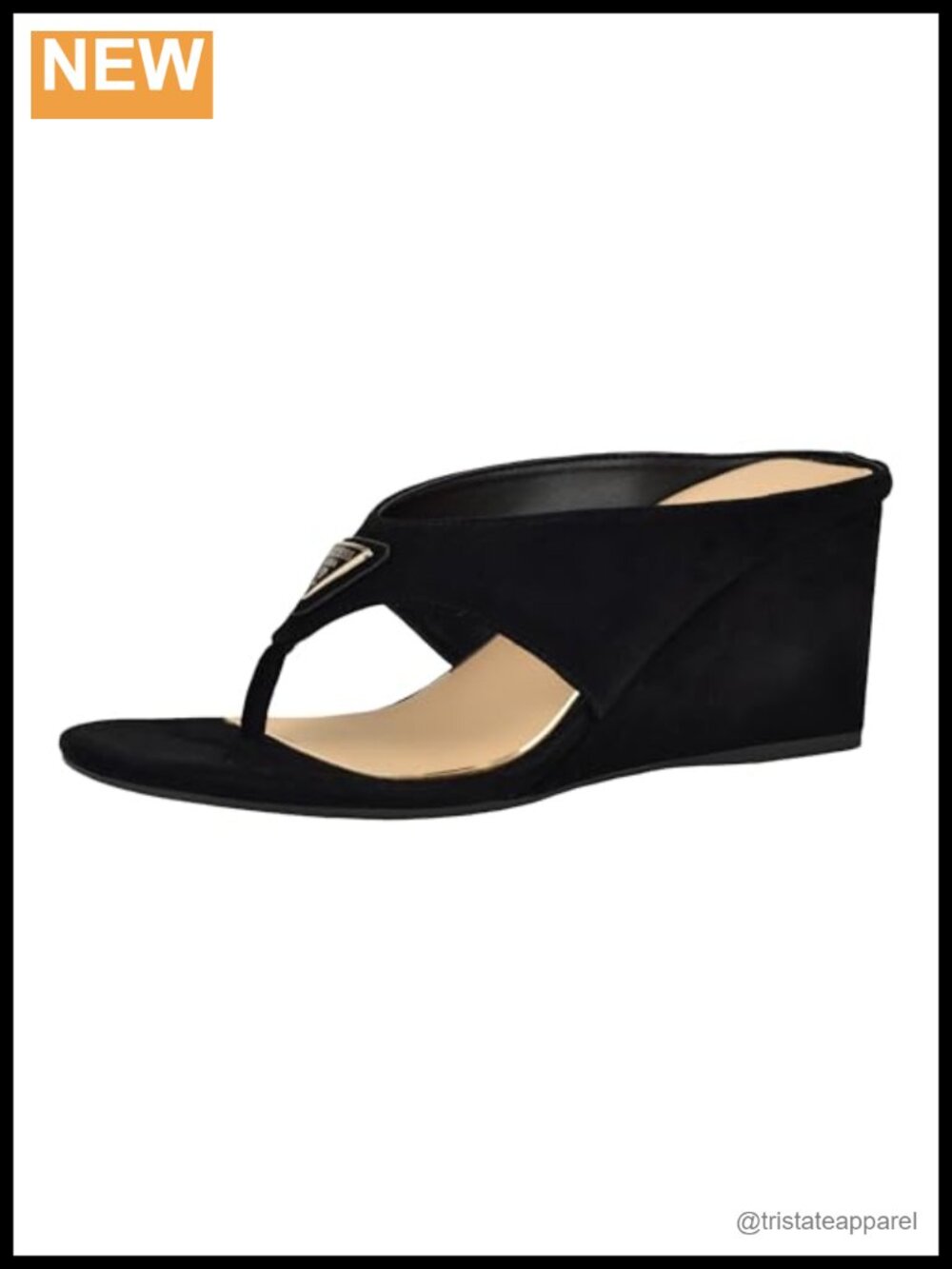 Genuine Leather Suede Wedge Sandals Slip On Casual Beach Heels